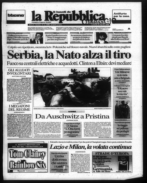 Il lunedì de La repubblica